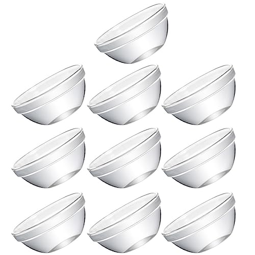 HANABASS 10pcs Bozai Cake Mold small pinch prep bowls ice cream bowls dessert serving bowls custard cups clear bowls serving dishes soy sauce dishes mini prep bowls dipping dish jelly Glass