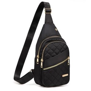 yazekous small sling bag for women, crossbody bags daypack chest bag sling backpack for travel sport running hiking