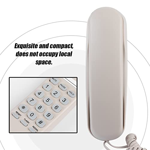 Telephone Syrisora Waterproof Hotel Business Telephone Extension No Caller ID for Hotel Family Bathroom