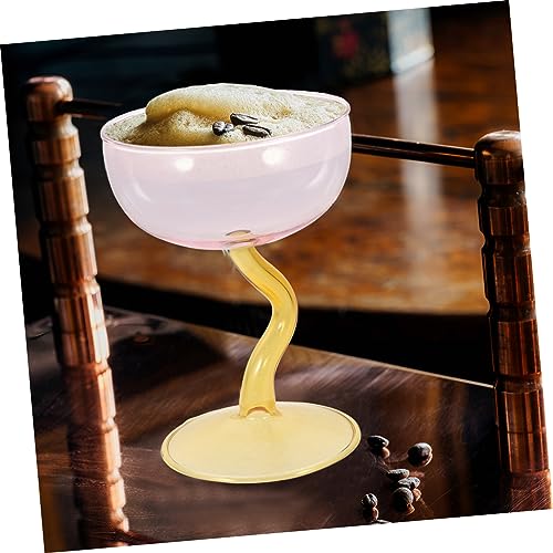 BESTOYARD 3pcs tall ice cream cup salad cup container mini dessert bowls footed bowl ice cream cups pudding cups wine goblets fruit containers glass dessert bowl whisky child
