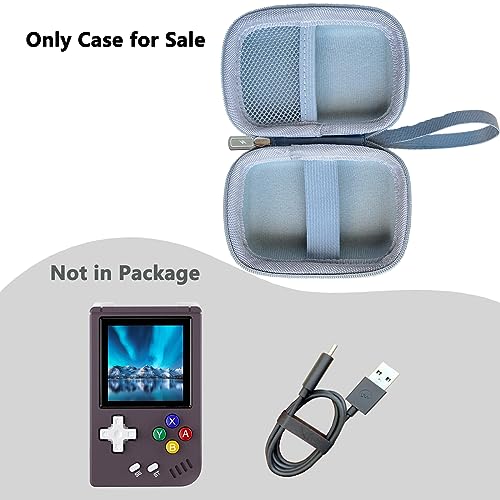 XEGIMOR Case Replacement for RG Nano Retro Handheld Game Console, Protective Storage Holder for Anbernic RG Nano Mini Handheld Game Console Accessories(Only Case) (Grey)