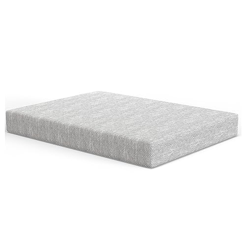 Vibe Heather Grey Gel Memory Foam Mattress, CertiPUR-US and Oeko-TEX Certifed Bed-in-a-Box in Ultra Small Package, 8-Inch, Twin