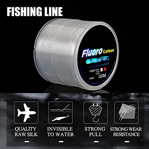 Monofilament Fishing Line Strong Mono Nylon Line Superior Mono Nylon Fish Line Great Substitute 120 Meters Abrasion Resistant Fly Fishing Line for Freshwater