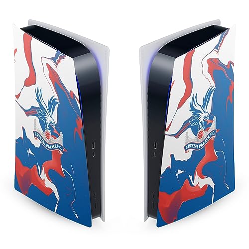 Head Case Designs Officially Licensed Crystal Palace FC Marble Logo Art Vinyl Faceplate Sticker Gaming Skin Decal Cover Compatible with Sony Playstation 5 PS5 Digital Edition Console