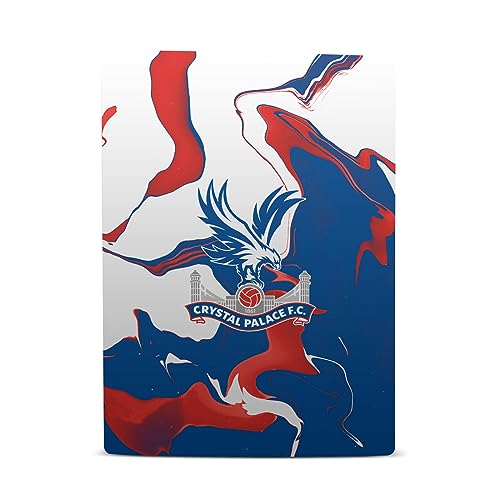 Head Case Designs Officially Licensed Crystal Palace FC Marble Logo Art Vinyl Faceplate Sticker Gaming Skin Decal Cover Compatible with Sony Playstation 5 PS5 Digital Edition Console