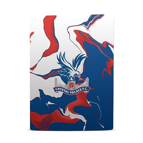 Head Case Designs Officially Licensed Crystal Palace FC Marble Logo Art Vinyl Faceplate Sticker Gaming Skin Decal Cover Compatible with Sony Playstation 5 PS5 Digital Edition Console