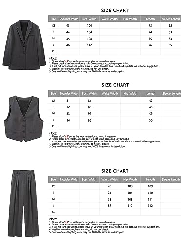 Women Front Darts Side Pockets Straight Pants Vintage High Waist Zipper Fly Female Trousers S