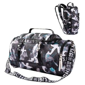 gym sport bag backpack duffle bag weekender bag water-resistant travel sling bag casual daypack for men and women