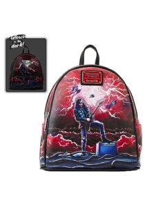 loungefly stranger things eddie tribute double strap shoulder bag