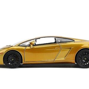 Fast & Furious Fast X 1:24 Gold Lamborghini Gallardo Die-Cast Car, Toys for Kids and Adults