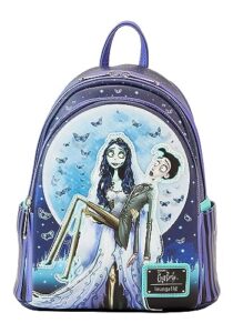 loungefly corpse bride moon double strap shoulder bag