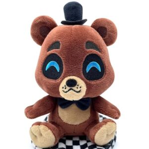 youtooz fnaf freddy plush 6in shoulder rider, collectible soft magnetic freddy shoulder rider plushie from five night's at freddys, by youtooz fnaf plush collection