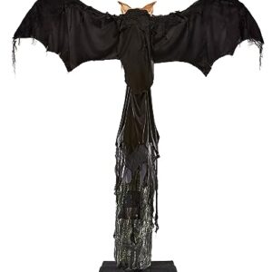 Spirit Halloween 6 Ft Desmodus Animatronic | Animated Decoration | Body Extends | Lunging Mechanism | Plays Sounds