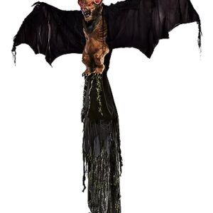 Spirit Halloween 6 Ft Desmodus Animatronic | Animated Decoration | Body Extends | Lunging Mechanism | Plays Sounds