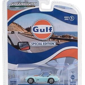 Greenlight 41135-A Gulf Oil Special Edition Series 1-1965 Shelby Cobra 427 S/C 1/64 Scale