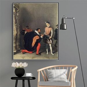 Paint by Numbers for Adult Don Pedro of Toledo Kissing The Sword of Henri Iv Painting by Jean Auguste Dominique Ingres DIY Painting Paint by Numbers Kits On Canvas