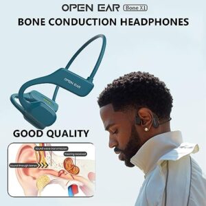 Ttbesmi Running Wireless Waterproof Bone Conducting Conduction Headphones Bluetooth Bone Conduction Earbuds Earphones Headset Waterproof Open Ear Earbuds Headphones Wireless Bluetooth