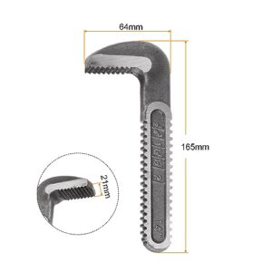 HARFINGTON Pipe Wrench Hook Jaw 14" Plumbing Wrench Replacement Jaws Carbon Steel for 14" Adjustable Wrench