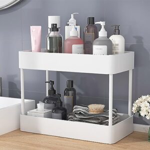 MeiBoAll Under Sink Organizer Removable Bathroom Shelves Storage Rack Rotating Universal Wheel Toilet Kitchen Bedroom Shelf