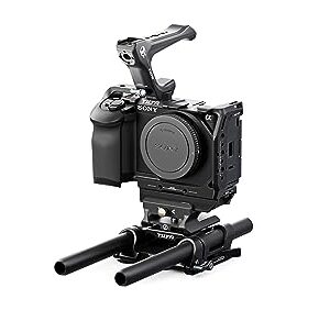 Tilta Camera Cage Compatible with Sony ZV-E1 Pro Kit | Mount Accessories | Horizontal & Vertical | ARCA BASEPLATE | NATO TOP Handle | Cooling System | TA-T35-C (Black)