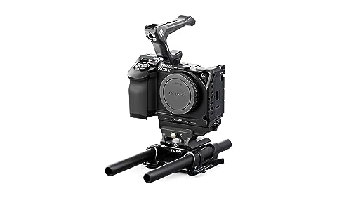 Tilta Camera Cage Compatible with Sony ZV-E1 Pro Kit | Mount Accessories | Horizontal & Vertical | ARCA BASEPLATE | NATO TOP Handle | Cooling System | TA-T35-C (Black)