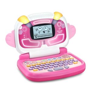 leapfrog abc and 123 laptop, pink