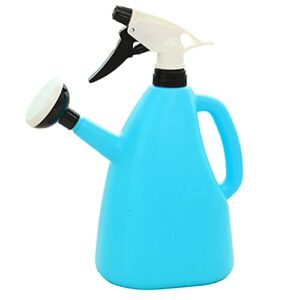 dorm appliances indoor watering can small watering cans for house bonsai garden flower with detachable sprayer head water can for outdoor watering p lants (blue, one size)