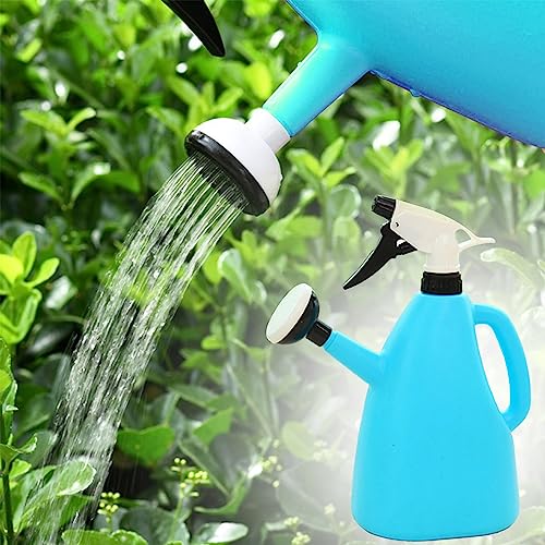 Dorm Appliances Indoor Watering Can Small Watering Cans for House Bonsai Garden Flower with Detachable Sprayer Head Water Can for Outdoor Watering P Lants (Blue, One Size)