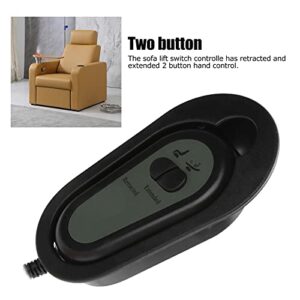 plplaaoo Remote Handset Controller, Lift Chair Remote Replacement, 2 Button Lift Chair Hand Control 5 Pin Electric Sofa Controller, Power Recliner Switch, Recliner Switch, for Electric Recliner