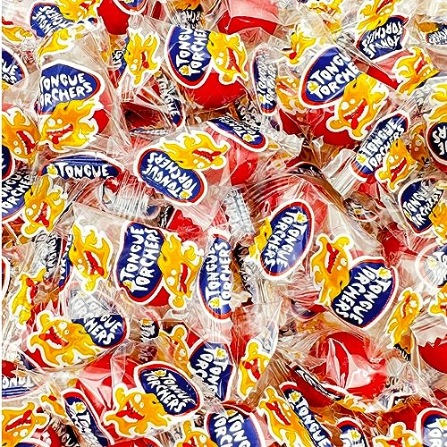 Halloween Candy -Tongue Torchers Hot Cinnamon Flavor Hard Candy, 1.5-Pound Bag (About 120 Pieces)