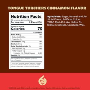 Halloween Candy -Tongue Torchers Hot Cinnamon Flavor Hard Candy, 1.5-Pound Bag (About 120 Pieces)