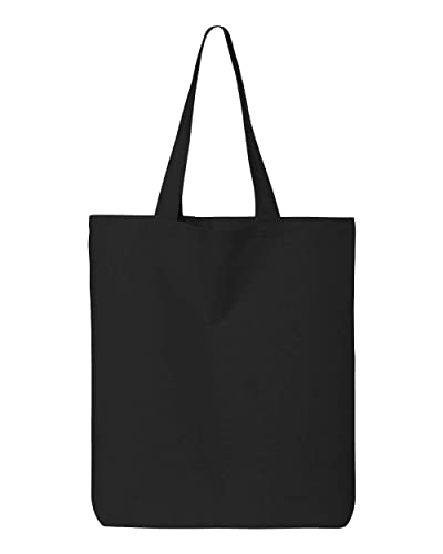 shop4ever Jesus Script Cross with Flowers and Butterflies Eco Cotton Tote Reusable Shopping Bag Black ECO 1