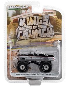 greenlight 1:64 kings of crunch series 12 - lone eagle - 1984 k-30 silverado monster truck 49120-e [shipping from canada]