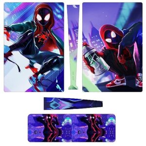 Stickers for PS5 Digital Edition Anime Vinyl Console and Controller Skin,Wrap for Play-Station 5 Accessories Cover Skin,Compatible with Play-Station 5 Style L