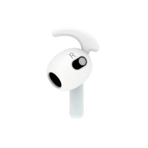 dzh single replacement r earbud for airpods 3rd generation with detachable ear hooks right ear side