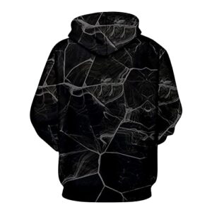 Mens Hoodies Pullover Warm Plus Size 3D Graphic Design Printed Hooded Sweatshirts Trendy Ugly Long Sleeve Hoodies Plus Size Cute Winter Clothes Travel Apparel Sudaderas para hombre(Gray,L6)