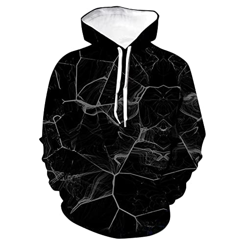 Mens Hoodies Pullover Warm Plus Size 3D Graphic Design Printed Hooded Sweatshirts Trendy Ugly Long Sleeve Hoodies Plus Size Cute Winter Clothes Travel Apparel Sudaderas para hombre(Gray,L6)