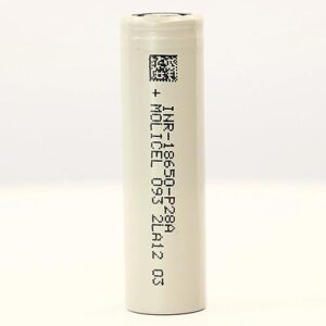 volvar (1-pack) inr-18650-p28a 2800mah 3.6v lithium-ion battery suitable for portable power source,laptop,floodlight