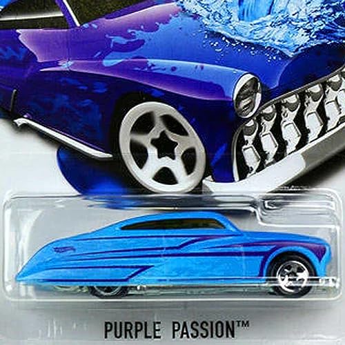 Collectible Die-Cast Hot-Wheels Color Shifters Vehicle - Purple Passion Car - Blue to Purple