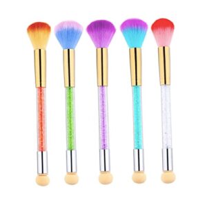 FRCOLOR 1pc builder drawing brush nail dotting pen nail art DIY brush nail brushes nail art brushes poly extension brush nail drill drawing pen nail molding gel cleaning brush dual purpose