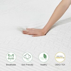 Novilla Full Size Mattress, 8 Inch Gel Memory Foam Mattress Full, Mattress in a Box for Back Pain Relief, Medium Firm Mattress with Edge Support & Motion Isolation, Ataraxia