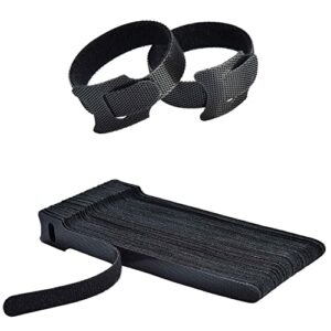 50pc cable ties reusable - cable straps multi-purpose tie wraps fastening straps used for headphones phones 1