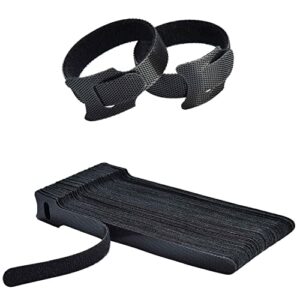 50PC Cable Ties Reusable - Cable Straps Multi-Purpose Tie Wraps Fastening Straps Used for Headphones Phones 1