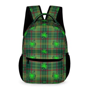 juoritu st patrick's day prints backpack, lightweight casual backpack, bookbag for men women