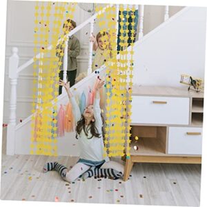 4 Sets Five-Pointed Star rain Silk Curtain Party Fringe Backdrop Fringe Curtain Ornament Doorway Tassel Curtain Door Fringe Curtains foil Door Curtain The pet Baby Porch Door Trim