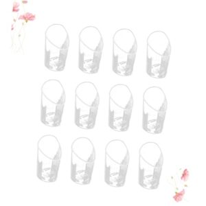 SWOOMEY 25pcs fruit containers clear cake containers clear cups disposable individual cheesecake cups clear dessert pots party Treat Cups plastic cup mousse cup dessert bowl food soup cup