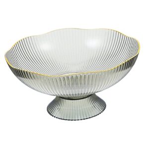 hoement stewed fruit bowl trifle bowl plastic serving platter fruit serving tray footed fruit tray footed serving tray dessert dish fruit container tea cup drain tray food the pet pylon