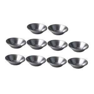 mikinona 24pcs egg tart base mini bread loaf pans mini muffin cookie decorating tools cake makers cups molds tart baking pan bake tool baking accessory aluminum baking mold oven patties can