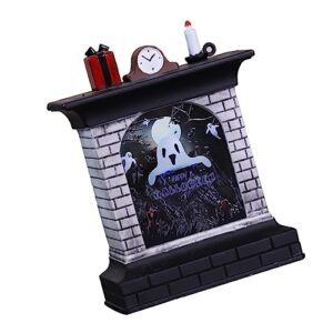 angoily glow accessories tabletop decor doll house night light fireplace lamp mini fireplace toy room electric fire lamp halloween desktop light halloween decor fire lights