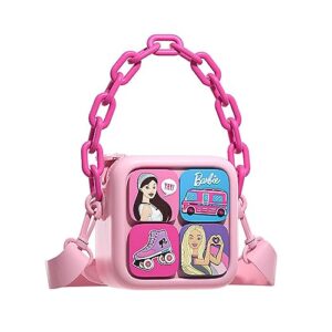 pink cute satchel bag for women pink hobo bag cute shoulder bag crossbody bag handbag for pink party accessories (1-barbie)